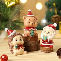 Božićni mini ukrasi DIY SNOW globusi Minijaturne božićne figurice za mala zanatska projekti Božićna