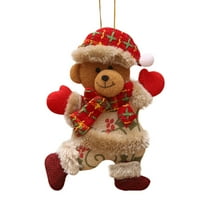 Yubnlvae visi santa igračaka ukras za snjegovića za snijeg lutka hank ukrase božićni poklon kućni dekor