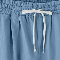 Viikei ženske kratke hlače za čišćenje za žene za žene plus veličine Ženske kratke hlače Povucite na