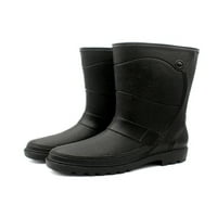 Lacyhop muški gumeni čizmi neklizajući vrt cipele otporne na klizanje kiše kišne srednje-kalf čizme