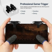 Set Mobile Game Triggers Mobile Telefonski kontroleri Igra CONTROLTERS Osetljivi kontroleri sa igarom rukavicama za prste