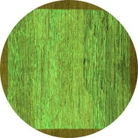 Ahgly Company u zatvorenom okruglom sažetkom Zelene moderne prostirke, četvorono