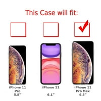Za Apple iPhone Pro MA Case 3-sloj hibridni branik zaštitni telefon sa zaštitnim zaštitnikom od kaljenog stakla