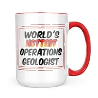 Neonblond Worlds Hottest operacije Geolog Šol Poklon za ljubitelje čaja za kavu