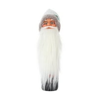 Božićna boca za boce Lijepa Santa Snowman glava za glavu TOPPER CORT BOŽIĆNI FLOVE FATVER CHOLD BACK