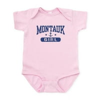 Cafepress - Montauk Girl Infet Bodysuit - Beby Light BodySuit, Veličina Novorođenčad - mjeseci