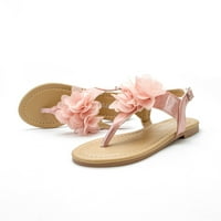 Dječja djevojka Sandala Djeca ravne dnak sandale Cvjetne cipele Djevojke Sandale za vanjsku haljinu
