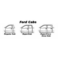 Klizni pribor za rocker i kutak kabine. Odgovara 09- Ford F kamiop kamiop Standardna kabina