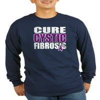 Cafepress - CURE cistična fibroza - tamna majica s dugim rukavima