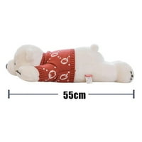 Simulacija Polarni medvjed punjena lutka plišana igračka lijepi meko plišani jastuk jastuk pliša lutka