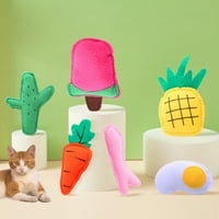 Fogcroll Catnip igračka žvakaća oblika voća, otporna na nošenje, otporna na ogrebotine visoke elastičnosti