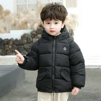 Dječačka odjeća toplo haljina karirana kapuljača podstavljena odjeća Casual Comfort Toddler zimska odjeća