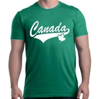 Trgovina4EVer Muška Kanada Bijela sa listom Ponosna kanadska zastava Grafička majica XXX-Veliki Kelly