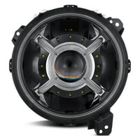 Lumen SB-GX9XS- - 9 okrugli crni halo projektor LED farovi