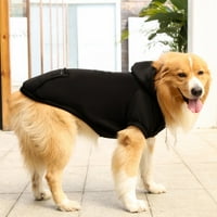 Veliki hoodie za pse s korisnim džepom pseće džempere sa šeširom zimskih dukseva topli kaput