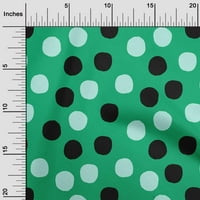 Onuone pamučno kambrično more Zelena tkanina Polka Quilting potrošni materijal Ispisuje šivanje tkanine