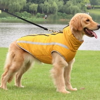 Pas kaput, vodootporna pasa za pse za srednje velike pse, ugodan oblozi pas vanjska odjeća sa krznenom ovratnikom topla bomber jakna, 2xL, G74899