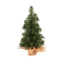 Mini božićno drvce, realna prekrasna tkanina živopisno mini božićno stablo Inspirativno božićno stablo za dom