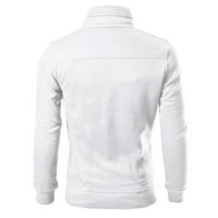 Jakna za Leey-World Women Muške pamučne jakne zimski obloženi ležerni teretni kaput Radna jakna s više džepova bijela, XL