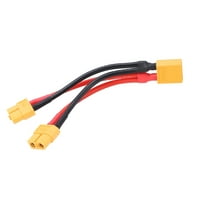 XT paralelni kabel konektora za baterije, dvostruko produženje y razdjelnik muško do ženske silikonske žice za RC baterije