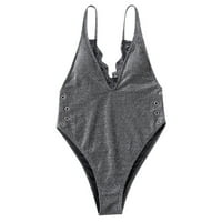 Bljeskalica ženske jedno bodysuit čipke s visokih elastičnih kupaćih kupaćih kostimi za slanje modnih