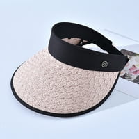Šeširi za žene Žensko Sun Sund Sunceshade i krema za sunčanje Smanjeni klirens Dame Hats Pink Jedna