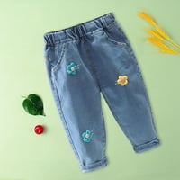 Fattazi Girls Hlače proljeće i jesenski korejski stil Dječja odjeća Proljeće Modni Jeans Proljeće pantalone