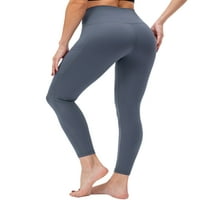 Voguele ženske gamaše sa džepovima Work Lowout Pant visoke struk joga hlače trčanje dno Stretch sportske
