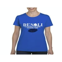 Normalno je dosadno - ženska majica kratki rukav, do žena veličine 3xl - Nacionalni park Denali