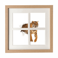 Oštećenja životinjskih papirnih tigrova mačaka Frame Wall Stonje zaslon zaslon zaslonske slike
