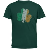Dan svetog Patricka - Shamrock zastava šumske zelene mladenke Majica - Mladi Veliki