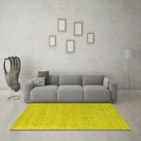 Ahgly Company Indoreni pravokutnik Sažetak žuti prostirke savremene površine, 2 '3'