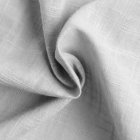Bluze za žensku modnu casual posteljinu dugih rukava dolje majice na vrhu lagane bluze plus veličina