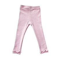 SNGXGN harem cvjetovi hlače za hlače za bebe, ležerne lagane elastične strugove za djevojčice, ružičaste,
