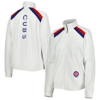 Ženska G-III 4her od Carl banaka Bijela Chicago Cubs Crvena zastava punog zip jakna