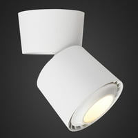 Podesiva glava za osvjetljenje 3W LED podesiva reflektorska svjetlost stropna svjetlost površinska lampica za glavu rasvjete - toplo bijela svjetlost