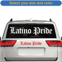 Latino Pride naljepnica naljepnica Die Cut - samoljepljivi vinil - Vremenska zaštitna - izrađena u SAD - Mnogo boja i veličina - Brown Pride Latino