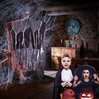 Pompotops Halloween Decoration, Sveti odmor Dekoracija pozadina Layout Skull Grow Head Viseći Ghost ukrasi, Poklon