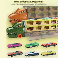 Set igračaka GECHER, 2-inkolikova deformacijska izbacivanje utrke za pucanje sa legurama automobila