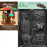 Kittrayd Komplet za kupovinu za specijalitet Bo Chocolate Candy kalup sa uputstvima za upute za upute