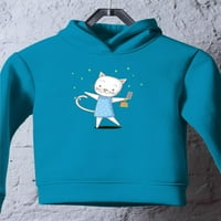 Divna mačića W haljina n vrpca Hoodie Toddler -Image by Shutterstock, Toddler