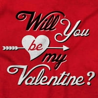 Budite moji Valentines Day Heart Love Ženska majica dugih rukava Brisco Brends S
