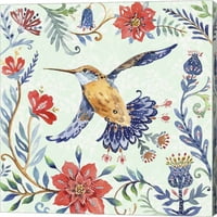 Ptice i cvijeće I Irine Trzaskos Studio, platno Zidna umjetnost