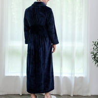 Oglas za žene Classic Unise Premium Pamuk Noćni haljina Bathrobe Luksuzna plišana duga Terry Trpen Kućni