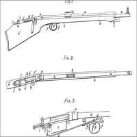 Poster Galerije 24 X36 , Thorneycroft Carbine, patent od 18. jula 1901