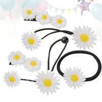 Set Daisy Oblik kose konop za kosu Elegantna oblika cvijeća Praktična kopča za kosu