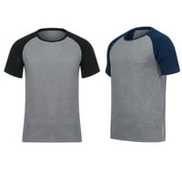Muške košulje za kompresiju suhe kratke rukave Sportske majice vrši atletsku košulju za vježbanje za