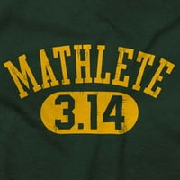 Mathlete PI matematički učitelj učenika Muška grafička majica Tees Brisco Brends X
