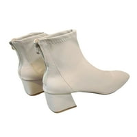 Ritualay Dame Boots Casual Block Heel Boot patent up haljine čizme Udobne midne bootie žene Ženske cipele
