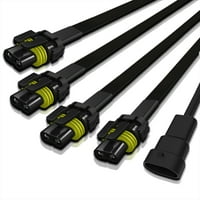 Spect-d Tuning 12V 500W maglica LED konektori za vezanje 10FT kabelski svežanj Kit Teška dužnost